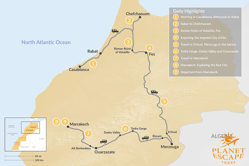 Morocco: Casablanca to Marrakech - 9 Days